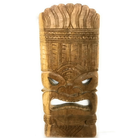 Tiki Mask Ocean Tiki God 20" - Hand Carved | #yda1100650