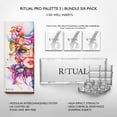 thumbnail image 2 of Palette de Maquillage Vide / 18 Puits / Système de Dépôt Modulaire Interchangeable / Palette Ritual Pro 3 / Lot de 6, 2 of 6