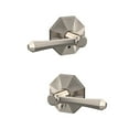 thumbnail image 4 of Schlage Custom Dempsey Hall-Closet and Bed-Bath Lever with Rosewood Trim, 4 of 7