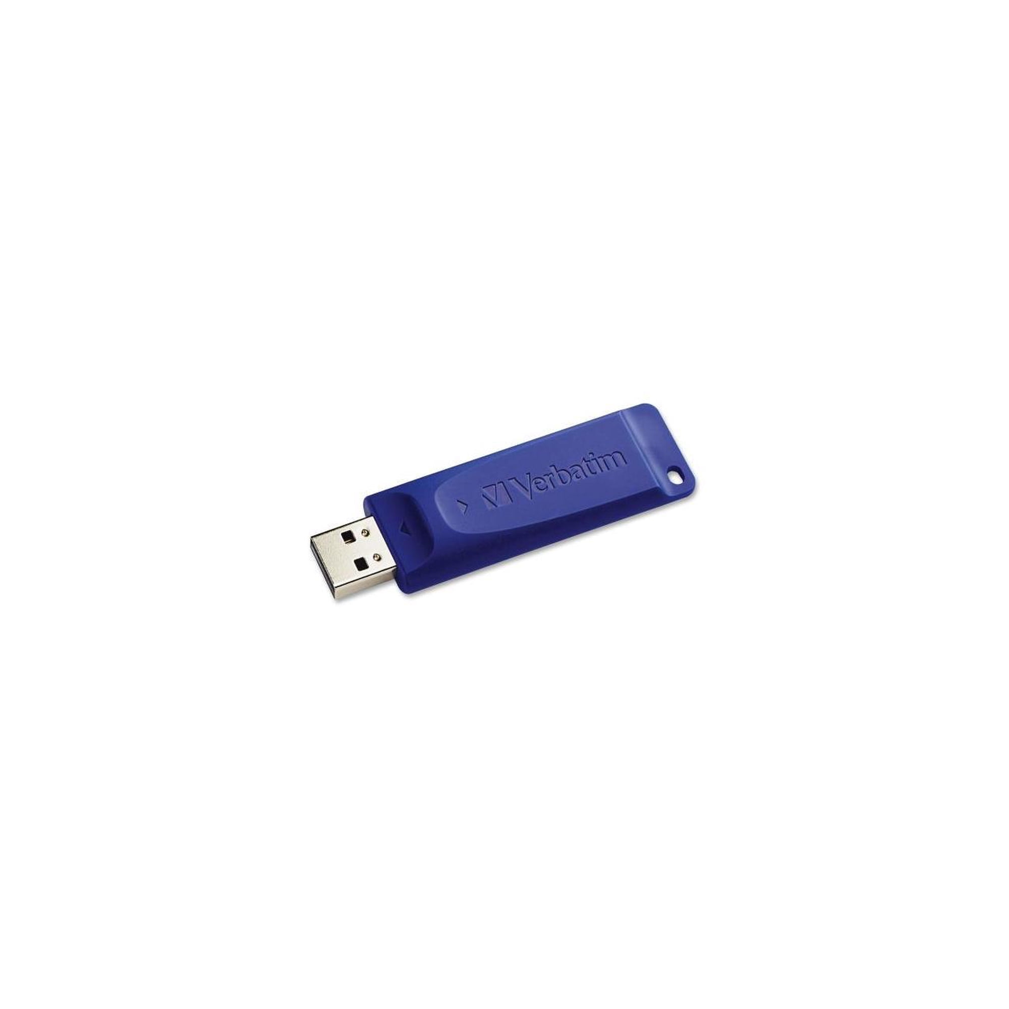 Verbatim, Ver98659, 128gb Usb Flash Drive - Blue, 1 / Each, Blue