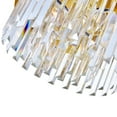 thumbnail image 5 of CWI Lighting Panache 10 Light Down Contemporary Metal Chandelier in Gold, 5 of 6