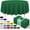 Green, variant on UM 10 Pack Premium Disposable Plastic Tablecloth 84" Round Table Cover for Birthdays Weddings Christmas Anniversary Buffet Table (Gold)