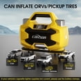 thumbnail image 6 of CARSUN Portable Heavy Duty Tire Inflator Dual Cylinders Dual Motors 150PSI DC 12V Air Compressor for Pickup, Orvs, Suvs, Cars, 6 of 9
