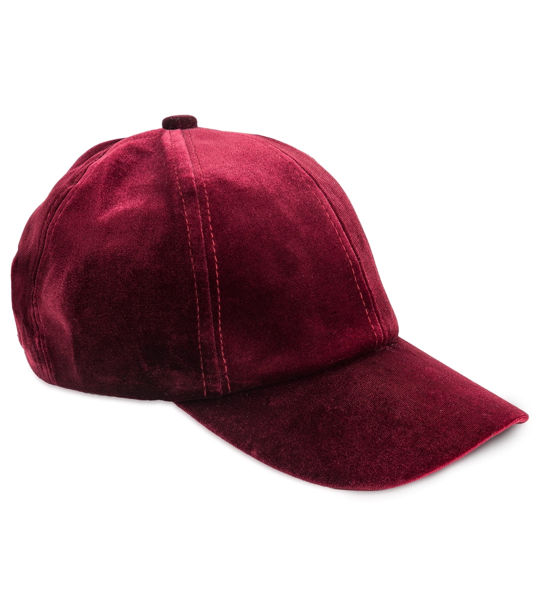 MAGID BURGUNDY VELVET BASEBALL CAP Walmart