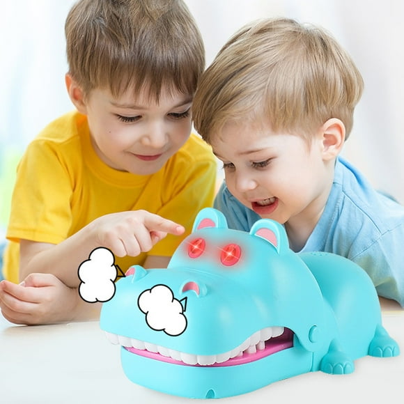 Xihbxyly Artículos Por Menos de $10 Jugues En Forma de Hipopótamo, Juegos En Dientes En Hipopótamo, Jugues En Padres E Hijos, Jugues En Fiestas En Semana