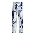 thumbnail image 6 of Evdexr Halloween Pajamas for Men 2026 Cobweb Ghost Bat Printed Pajama Pants Elastic Waist Drawstring Trousers Casual Lounge Lightweight Pants with Pocket M, 6 of 6