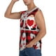 thumbnail image 3 of Fotbe Buffalo Plaid Love And Gnome Men's Camiseta sin Mangas Estampada para Hombres, Playera Casual para Gimnasio, Entrenamiento, Playa-3X-Large, 3 of 7