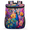 Multicolor 1, variant on Jiaoprinted Vintage Baseballs Leakproof Cooler Backpack, Retro Baseball Insulated Backpack Cooler for Outdoor