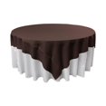 thumbnail image 1 of Nappe Carrée en Popeline de Polyester TCpop72x72-BrownP22&44; Marron - 72 x 72 Po., 1 of 1