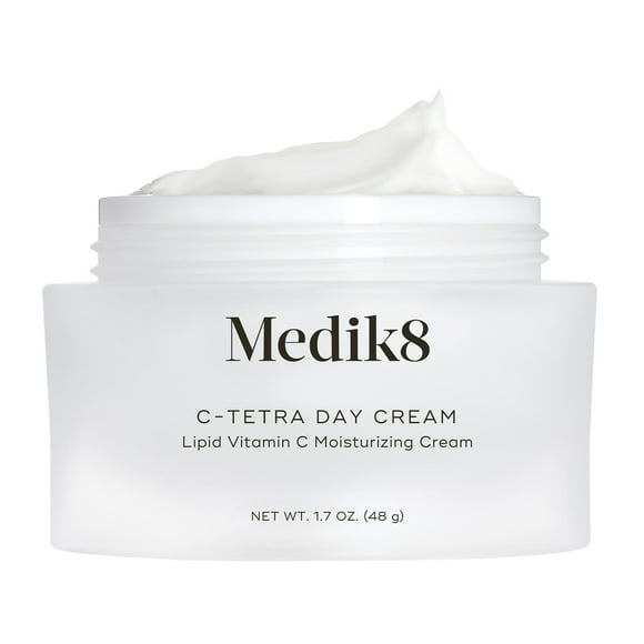 Medik8 C-Tetra Day Cream - Lipid Vitamin C Face Cream - Hydrates, Smoothens and Brightens - Luminous and Lightweight Face Moisturizer - 1.7 oz
