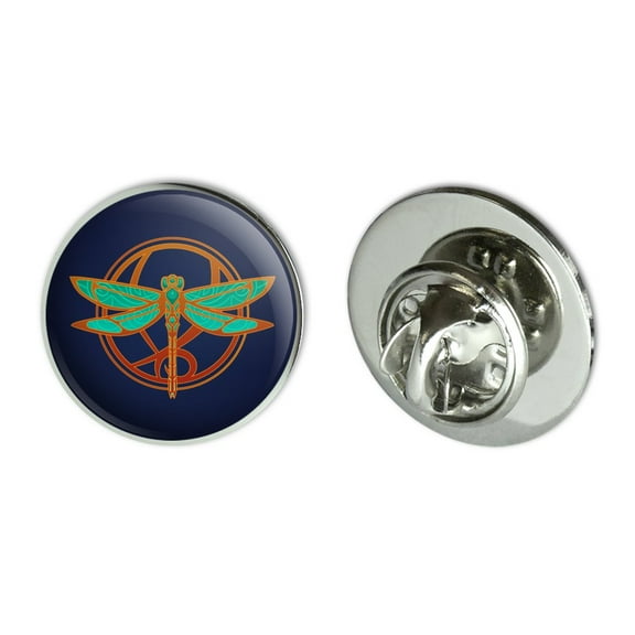 Dragonfly Elegant Metal 0.75" Lapel Hat Pin Tie Tack Pinback
