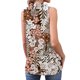 thumbnail image 2 of Gibobby Mujeres Verano Halter Tank Tops Casual Sin mangas Camisas Blusas Túnicas(Caqui,G), 2 of 4