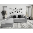 thumbnail image 3 of Sala esquinera Aston 260x200 cm Gris plata Lino nacional EL BAZAR STORE Moderna en esquina, 3 of 4