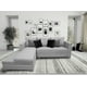 thumbnail image 3 of Sala esquinera Aston 260x200 cm Gris plata Lino nacional EL BAZAR STORE Moderna en esquina, 3 of 4