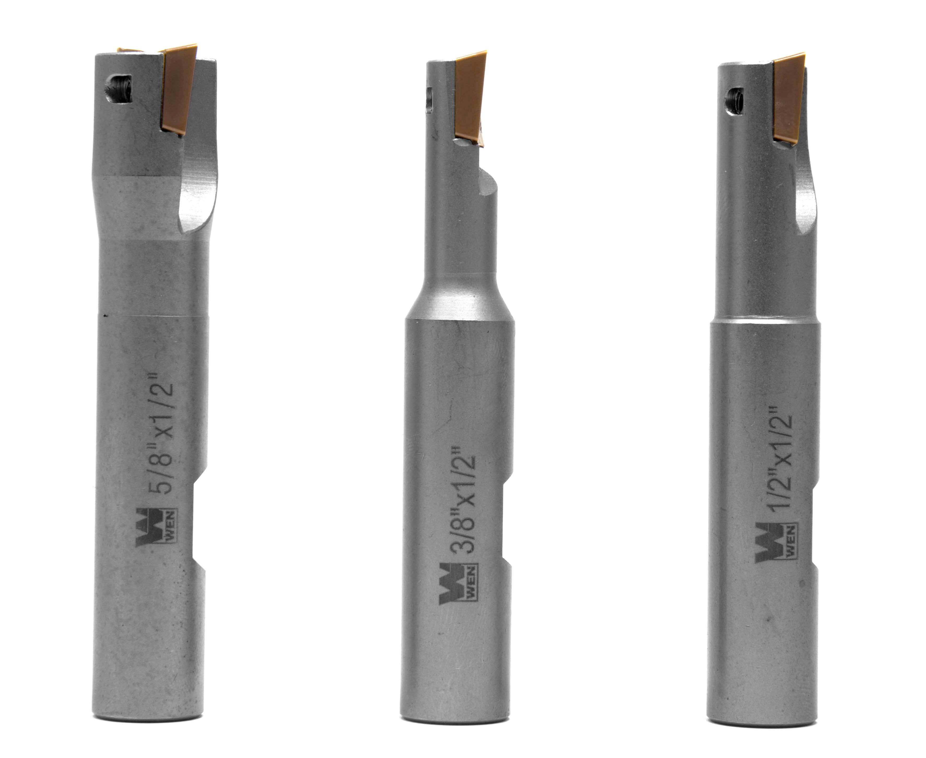 WEN 3-Piece 90-Degree Square Shoulder Indexable Carbide End