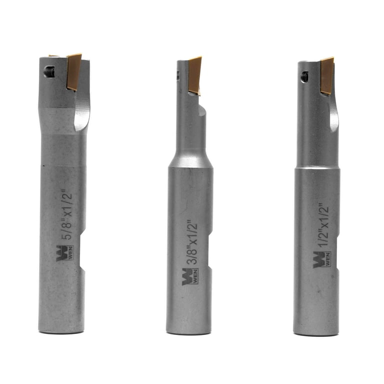 WEN 3-Piece 90-Degree Square Shoulder Indexable Carbide End