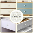 thumbnail image 5 of 4 Pieces Set Drawer Pulls Handle Square Wardrobe Cabinet Knobs with Stainless Steel Screws Furniture Kitchen Decor, 5 of 5