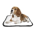 thumbnail image 2 of PKQWTM musical note floral shapes Music logo Pet Dog Cat Bed Pee Pads Mat Cushion Potty Dogs Blankets Crate Bed Kennel 25x30 inch, 2 of 3