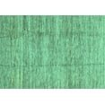 thumbnail image 1 of Ahgly Company Indoor Rectangle Abstract Turquoise Blue Modern Area Rugs, 5' x 7', 1 of 4