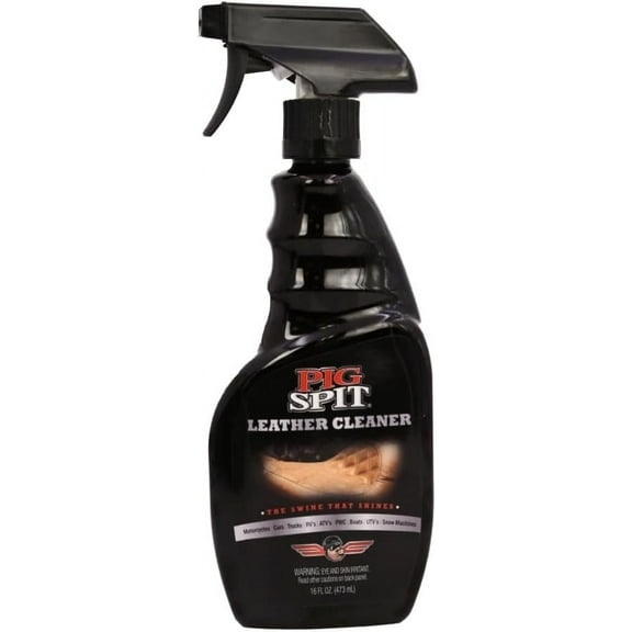 PIG SPIT LEATHER CLEANER & CONDITIONER SPRAY BOTTLE 16 OZ