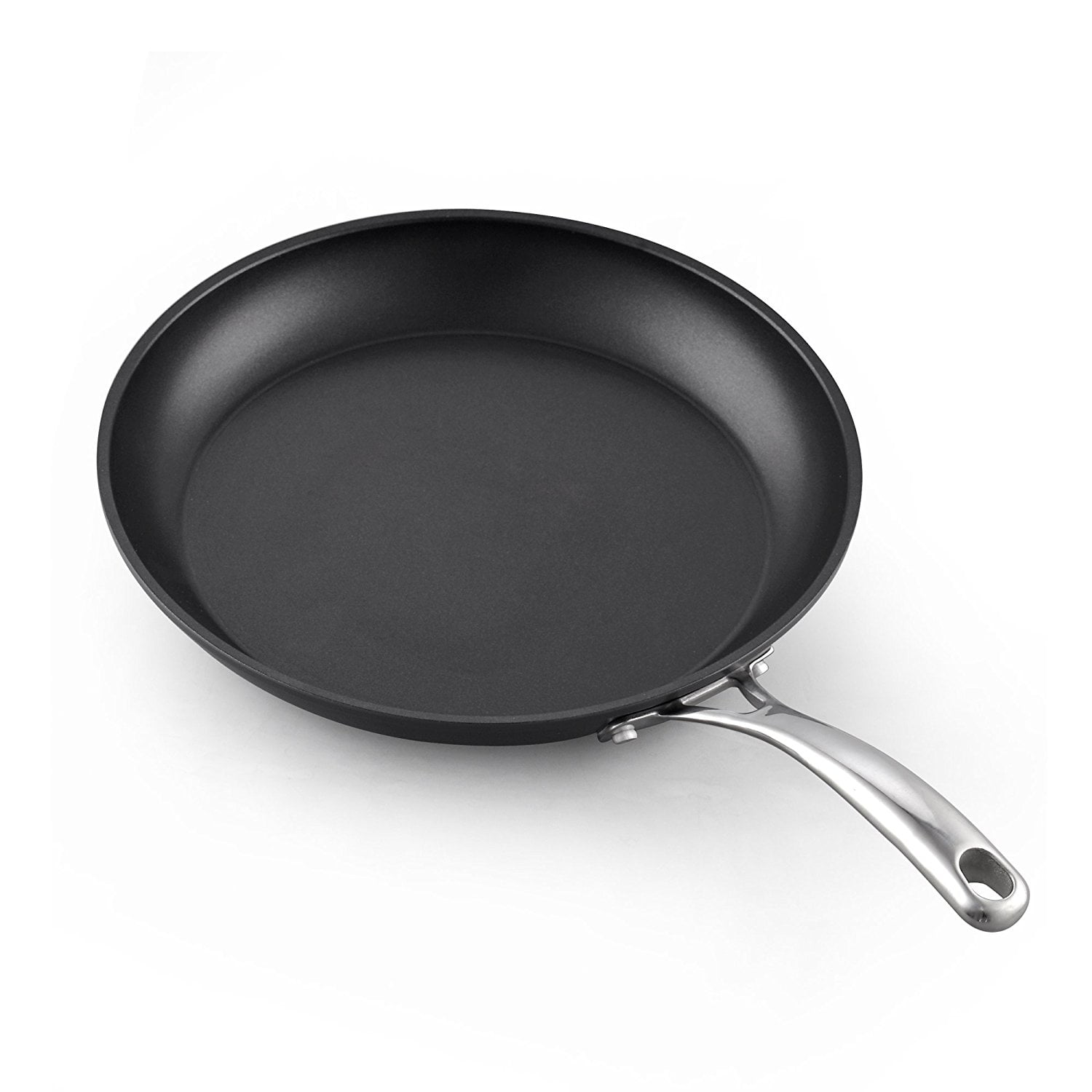 Cooks Standard Frying Omelet Pan, Classic Hard Anodized Nonstick  8-Inch/20cm Saute Skillet Egg Pan, Black