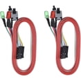 thumbnail image 2 of Computer Case ATX Power on Off Reset Switch Cable with 2 LED Light Light Red Green ATX Case Front Be, 2 of 5