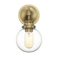 thumbnail image 2 of Trade Winds Lighting 1-Light Wall Sconce In Natural Brass, 2 of 5