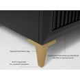 thumbnail image 5 of Turlington 84 in. Bath Vanity in Black Oak with White Quartz Top and Undermount, 5 of 7