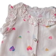 thumbnail image 5 of Zpanxa Girls Dresses, Girl's Double Layer Skirt Dress Sleeveless Solid Versatile Casual Dresses Pink 1 Years, 5 of 6