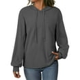 thumbnail image 4 of Wensltd Women's Fashion Sportswear Hooded Shirt Hiking Athletic Outdoor Lightweight Sweatshirt, 4 of 9