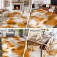thumbnail image 5 of Area Rug for Living Room, Orange Grey Non-Slip Indoor Large Carpet for Bedroom/Dining Room, Vintage Minimalist Abstract Gradient Art Washable Low-Profile Rectangle Floor Runner Rugs - 5 x 8 Ft, 5 of 7