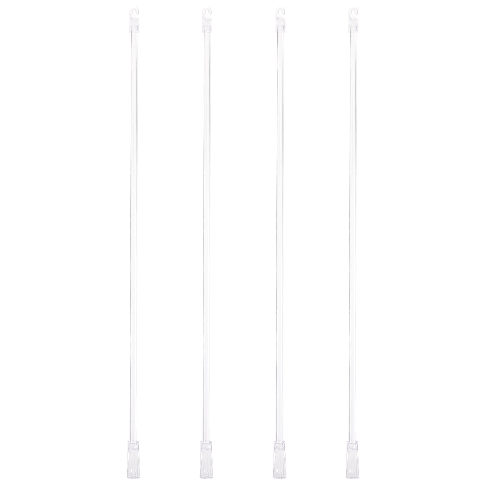 4pcs Home Blinds Pulling Rods Transparent Blinds Handles Vertical Blinds Wands