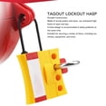 thumbnail image 3 of Verrou de Sécurité Isolé Résistant à l'Usure 4 Trous pour Cadenas, 3 of 7