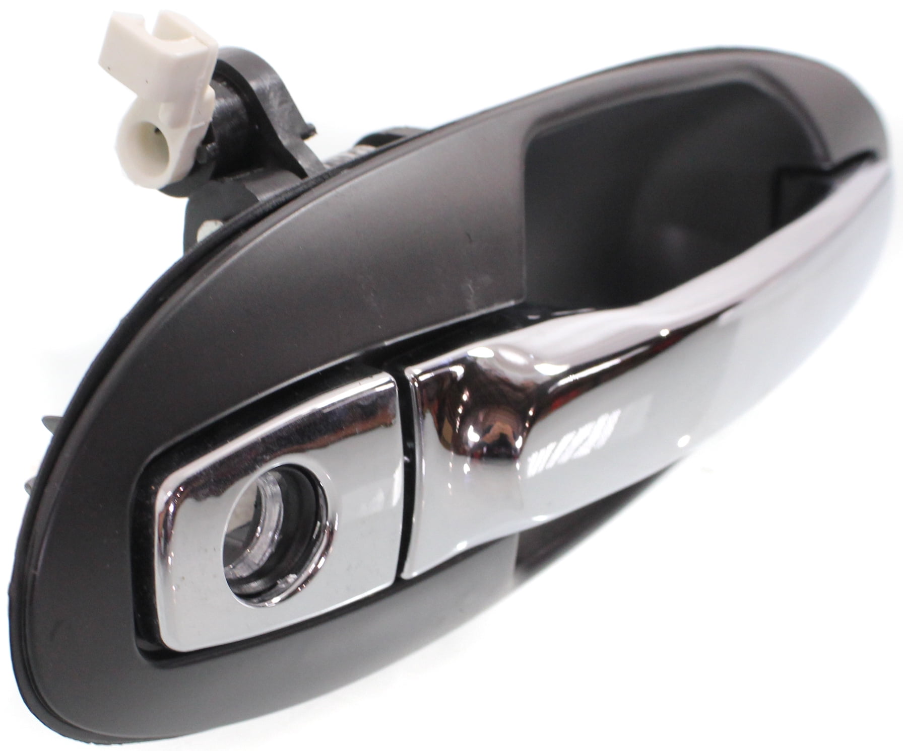 Replacement REPK462121 Exterior Door Handle Compatible with 2002-2005 Hyundai Sonata 2001-2006 Kia Optima Front, Right Passenger Chrome Lever with Primed Bezel