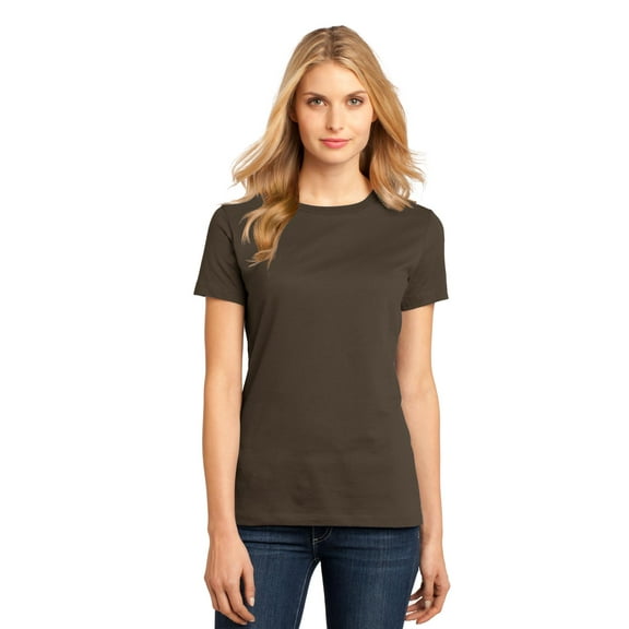 District ® Women's Perfect Weight ® Tee. DM104L - Espresso Size 4XL