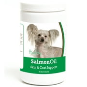 Healthy Breeds 192959016598 Chinese Crested Salmon Oil Soft Chews - 90 Count
