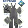 thumbnail image 2 of Arctic Hero Men’s Snow Bib – Insulated Waterproof Snow Pants Ski/Snowboard Overalls (M-2XL), 2 of 7