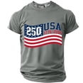 thumbnail image 2 of Youpwaven 250 Anniversary USA Shirt, Men's USA 250th Anniversary Merchandise, America 250 Graphic Tee, 2 of 5