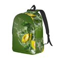 thumbnail image 2 of Balery Friut Avocado Vintage Canvas Backpack for Men and Women - Large Capacity, Durable Travel Laptop Bag for School, Work, Hiking, and Outdoor Activities, 2 of 7