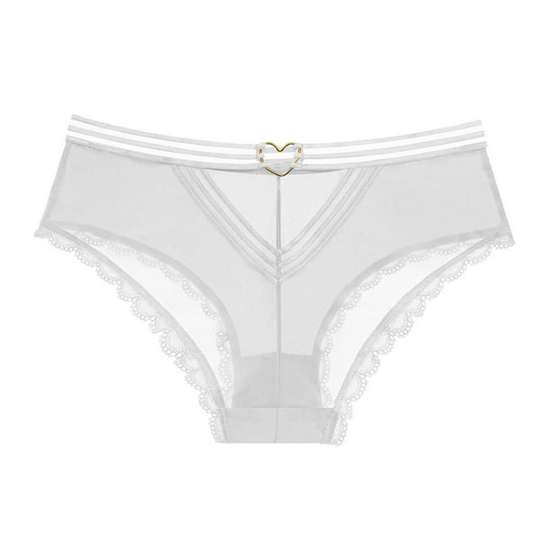 LEEy-world Women Underwear Waist Of Pure Cotton Underwear Women Comfortable  Breathable Bottom Fork Girls Briefs White,One Size