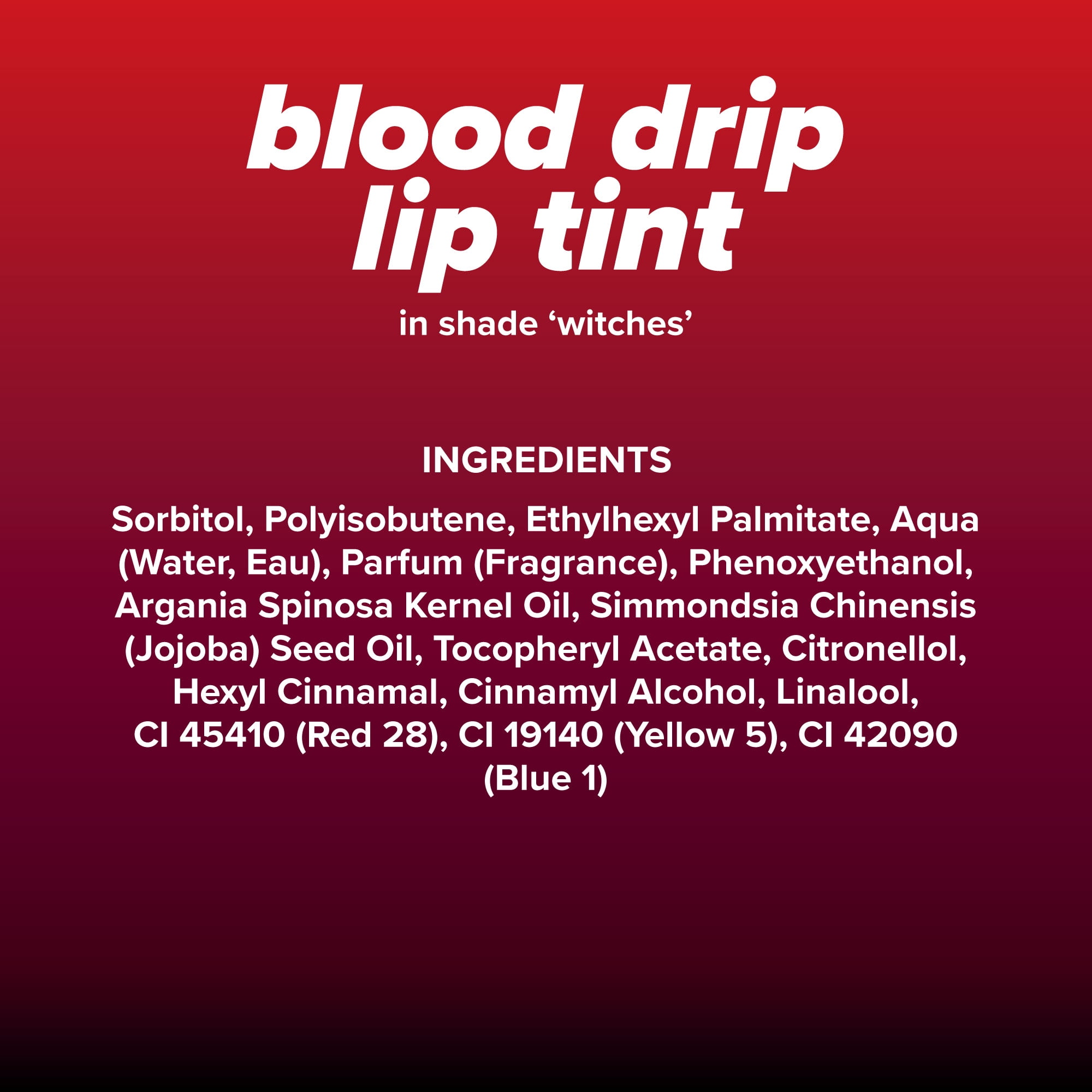 LIP TINT DIARIO DE UM VAMPIRO Lottie London x Vampire Diaries Blood Drip  Lip Tint, Witches - Imports MDM