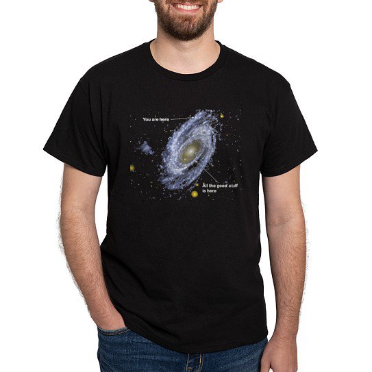 CafePress - You Are Here T Shirt - Men's Classic Cotton T-Shirts