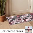 thumbnail image 3 of Red Ethnic Geometric Patchwork Pattern Door Rugs,Washable Non Slip Door Mats Indoor,Decorative Door Mats,Entry Mat Indoor for Entrance,Bedroom,Kitchen,Bathroom,16"x47", 3 of 6