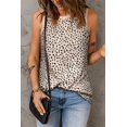 thumbnail image 1 of Women's Leopard Print Round Neck Tank Top, 1 of 5