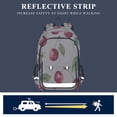 thumbnail image 5 of FORMRS Unisex School Backpack 17" Student Travel Bag with Laptop Compartment, Watercolor Cherry, 5 of 7