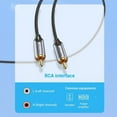 thumbnail image 6 of RCA Cable 3.5mm to 2RCA Splitter RCA Jack 3.5 Cable RCA Audio Cable for Smartphone Amplifier Home Theater AUX Cable RCA New Alloy Cotton 2 0.5m, 6 of 6
