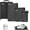 Black, variant on Compression Packing Cubes for Travel, Small Vacuum Bags for Business Trip, 12 Inch Professional IP67 Reusable Packing Cubes, Organizer Bags for Luggage for Women & Men(2 PACK, No Pump)