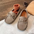 thumbnail image 2 of ZACPNCV Girls Bow Flats Soft Sole Loafers Slip On Princess Moccasins for Toddler Little Kids Casual, 2 of 9