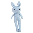 thumbnail image 4 of Conejito de peluche de ganchillo, muñeco de peluche de punto de algodón suave (azul) Likrtyny Para estrenar, 4 of 8