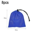 thumbnail image 2 of Mesh Laundry Drawstring Bag Nylon Drawstring Gym Bag with Cord Lock Closure - blue, 2 of 6